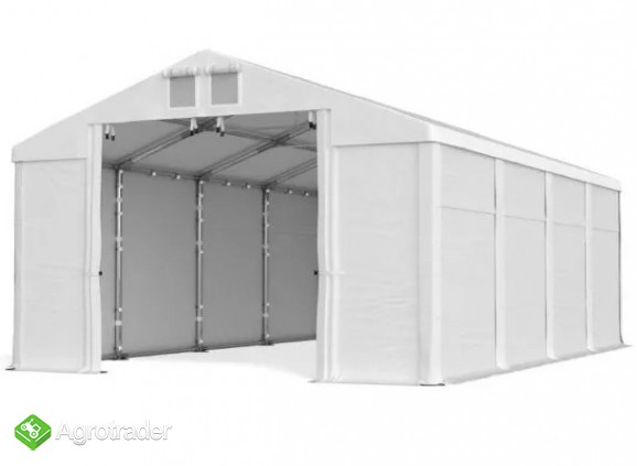 NAMIOT handlowy Całoroczna Hala namiotowa 8m × 14m × 3,5m/4,96m - zdjęcie 6