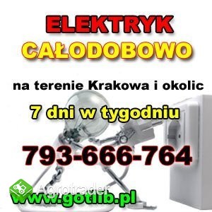 Elektryczne Usługi Kraków 793-666-764