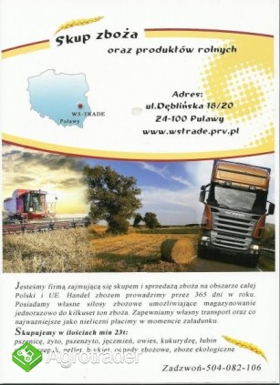 kupię kukurydzę, owies