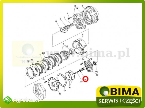 Oring wałka sprzęgła Massey Ferguson 6245,6255,6260 - zdjęcie 1