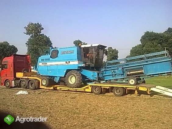 Transport kombajnow bizon claas john mdv